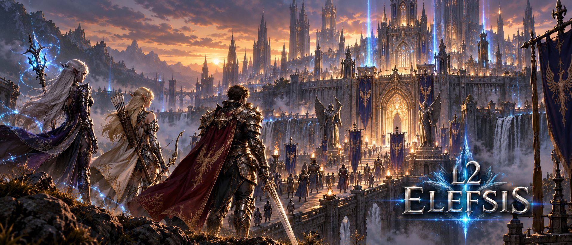 A party sets out on a new adventure in the world of Lineage II